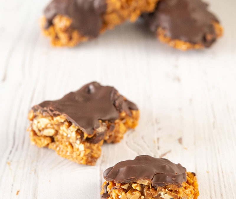 Barres choco-cacahuète