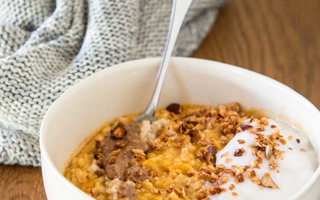Porridge à la patate douce