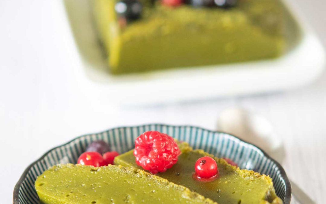 Fondant au matcha
