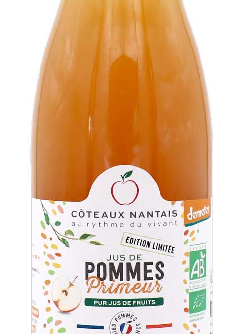 Le jus de pommes primeur des Côteaux nantais