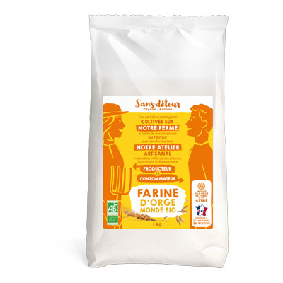 Zoom sur la farine d&rsquo;orge mondé