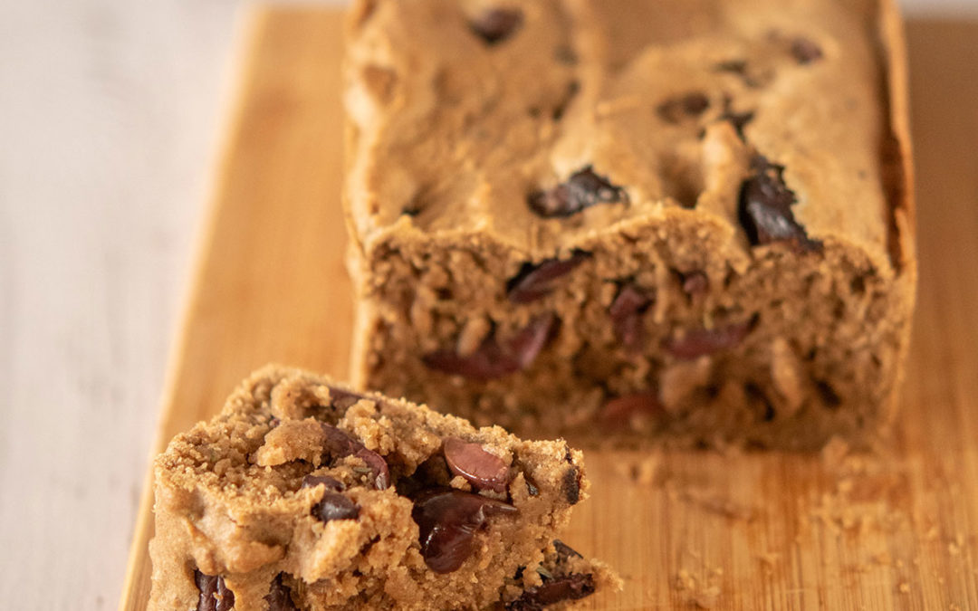 Cake aux olives et à la farine de drêche
