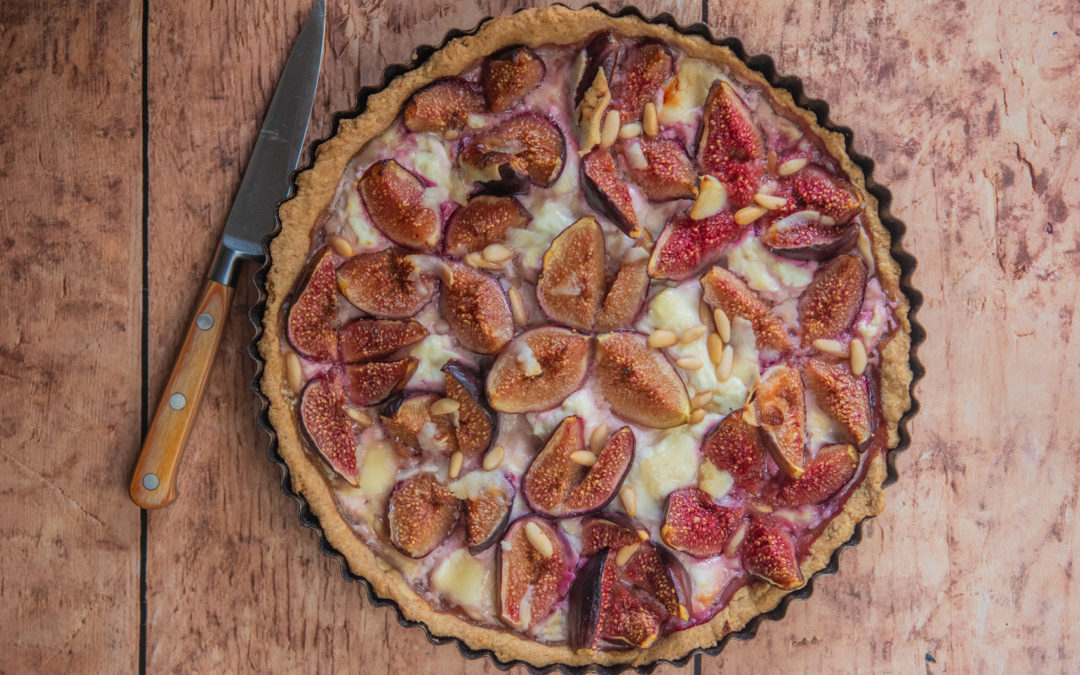 Tarte salée aux figues