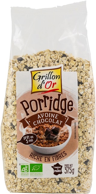Zoom sur les porridges Grillon d’or