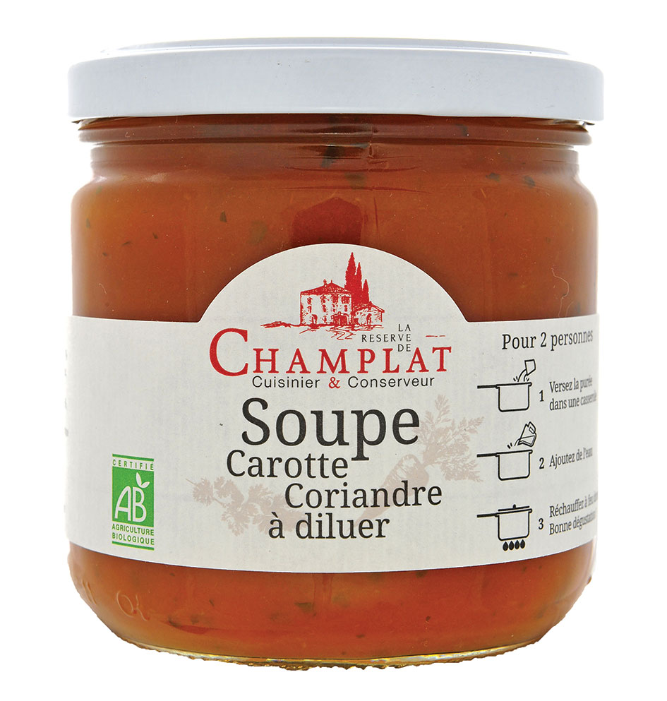 Zoom sur les soupes « Champlat »